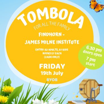 TOMBOLA 19TH JULY